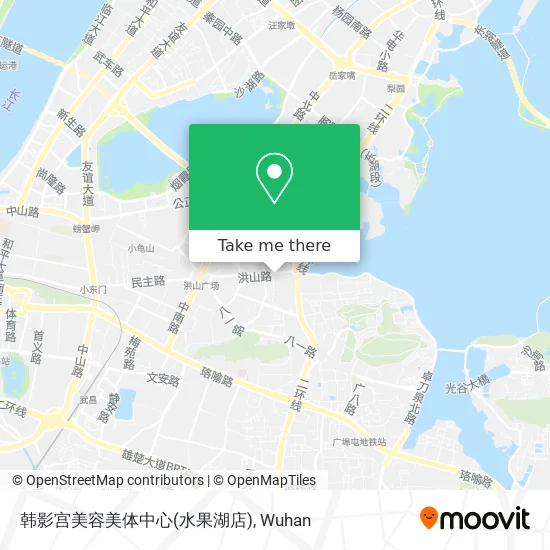韩影宫美容美体中心(水果湖店) map