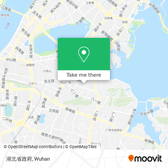 湖北省政府 map
