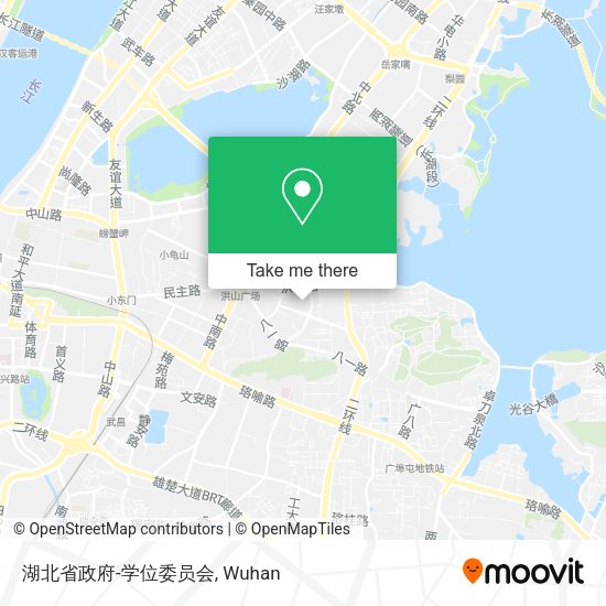湖北省政府-学位委员会 map