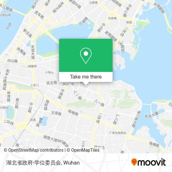 湖北省政府-学位委员会 map