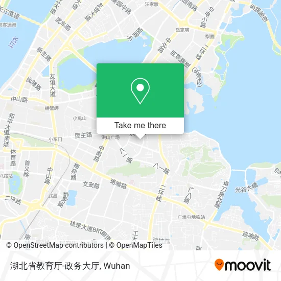 湖北省教育厅-政务大厅 map