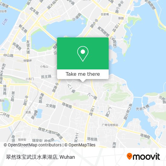 翠然珠宝武汉水果湖店 map