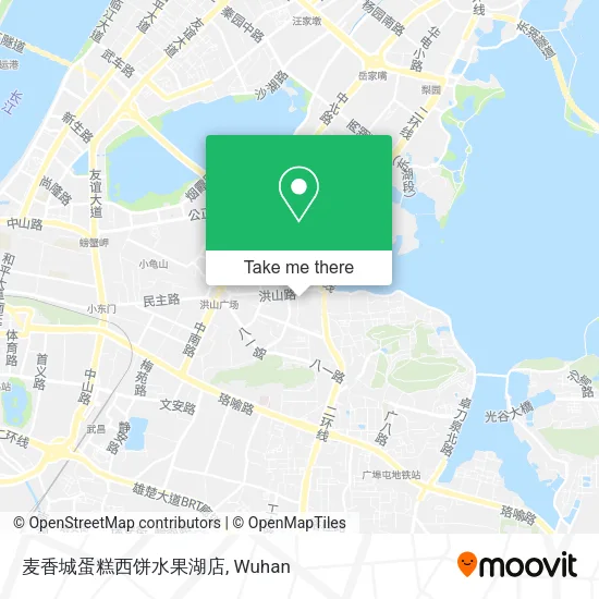 麦香城蛋糕西饼水果湖店 map