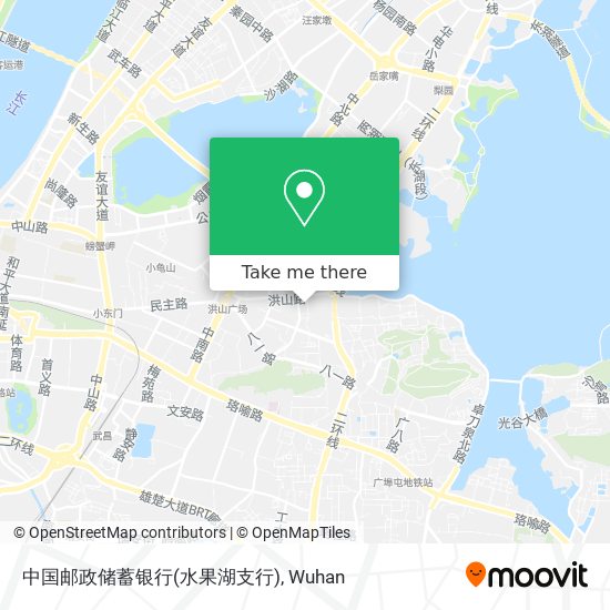 中国邮政储蓄银行(水果湖支行) map