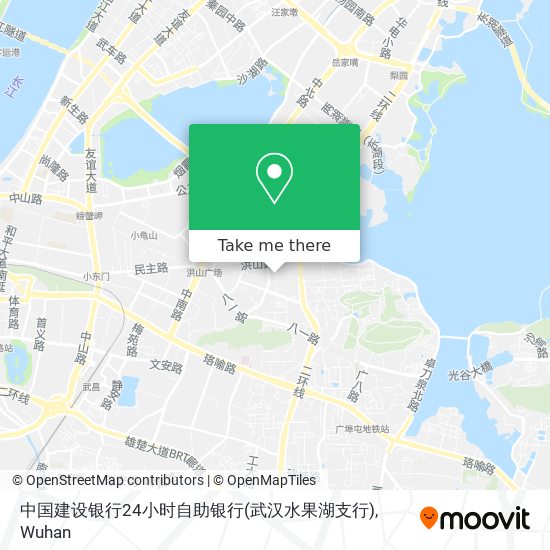 中国建设银行24小时自助银行(武汉水果湖支行) map