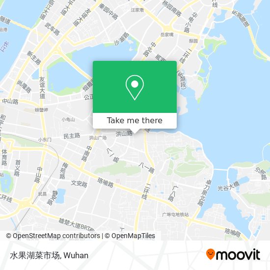 水果湖菜市场 map