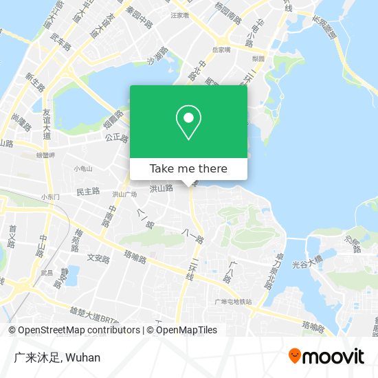 广来沐足 map