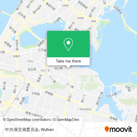 中共湖北省委员会 map