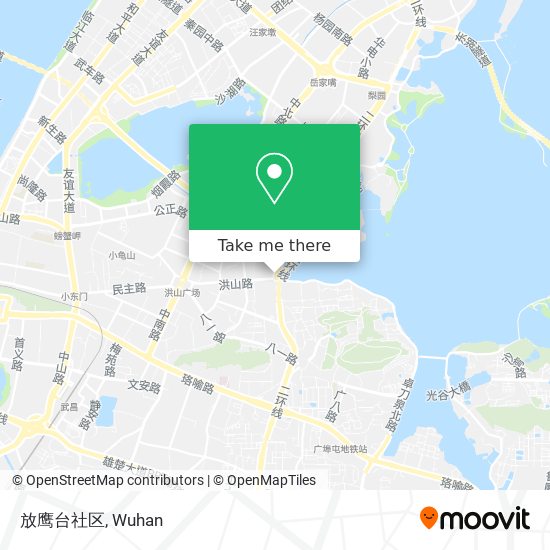 放鹰台社区 map
