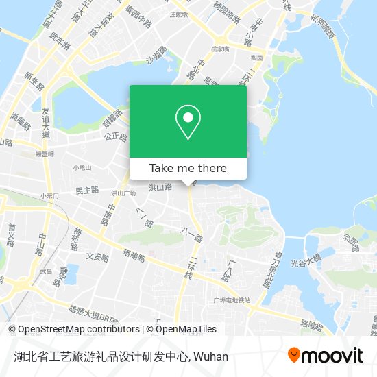 湖北省工艺旅游礼品设计研发中心 map