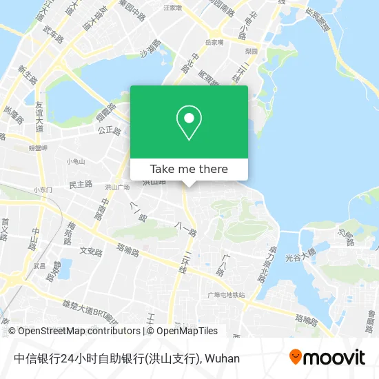 中信银行24小时自助银行(洪山支行) map