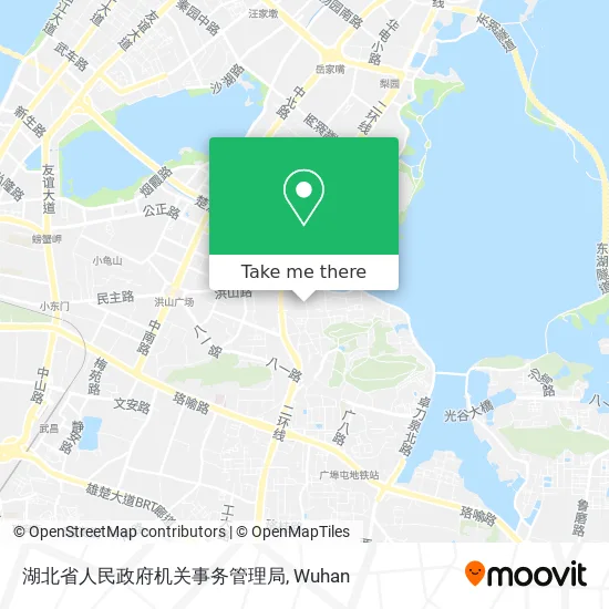 湖北省人民政府机关事务管理局 map