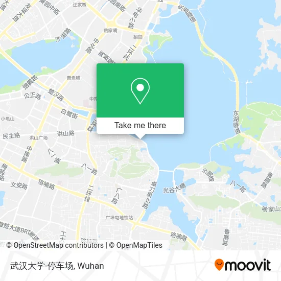 武汉大学-停车场 map