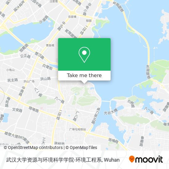 武汉大学资源与环境科学学院-环境工程系 map