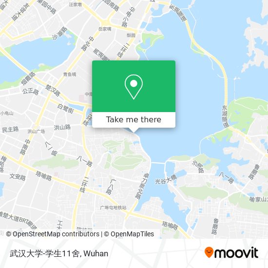 武汉大学-学生11舍 map