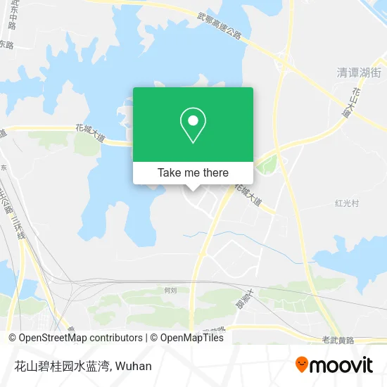 花山碧桂园水蓝湾 map