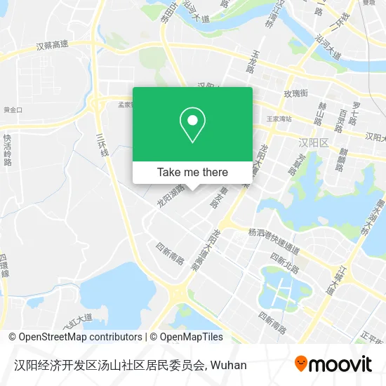 汉阳经济开发区汤山社区居民委员会 map