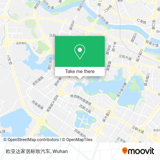 欧亚达家居标致汽车 map