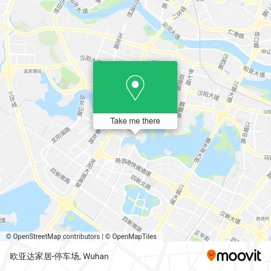 欧亚达家居-停车场 map