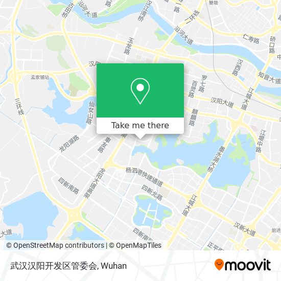 武汉汉阳开发区管委会 map