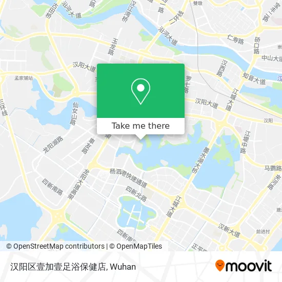 汉阳区壹加壹足浴保健店 map