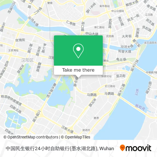 中国民生银行24小时自助银行(墨水湖北路) map