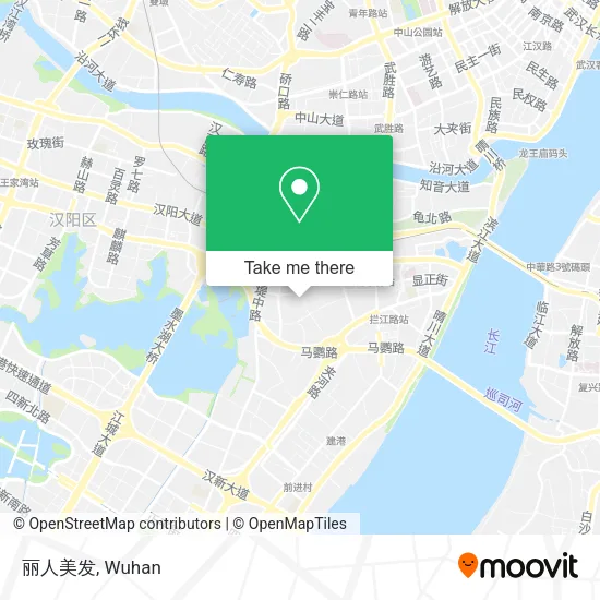 丽人美发 map