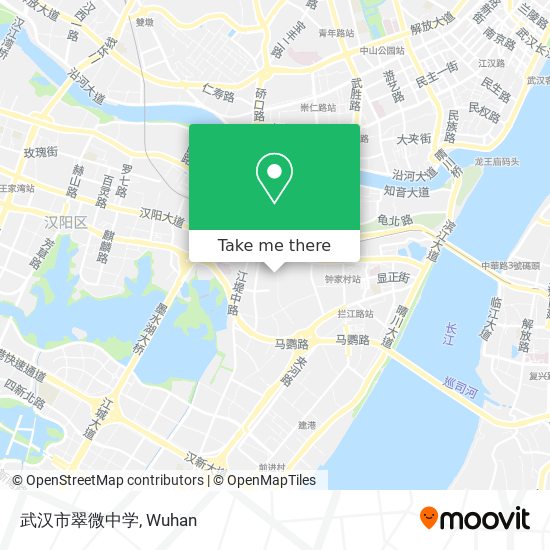 武汉市翠微中学 map