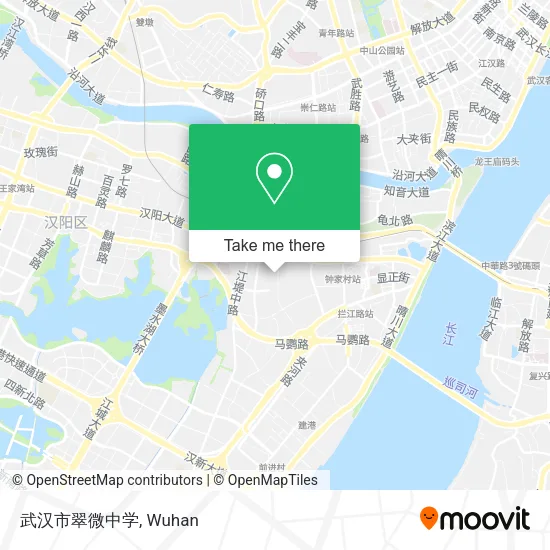 武汉市翠微中学 map