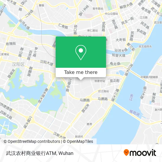 武汉农村商业银行ATM map