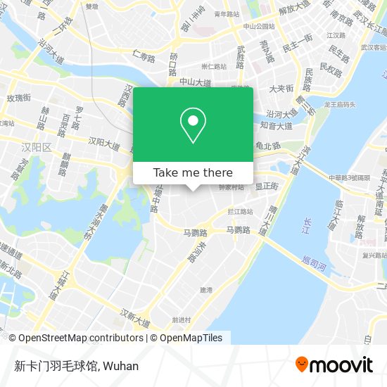 新卡门羽毛球馆 map