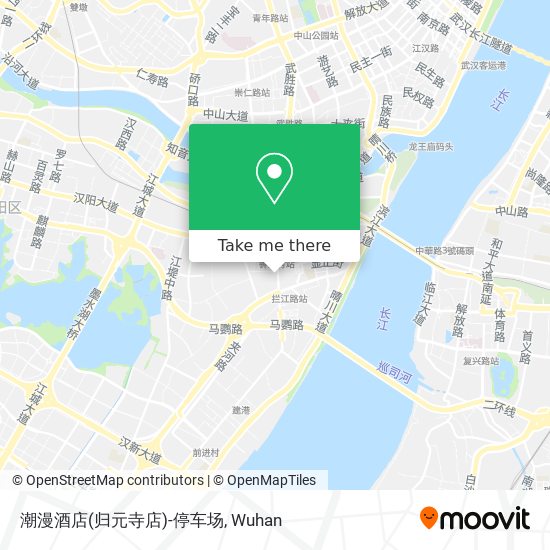 潮漫酒店(归元寺店)-停车场 map