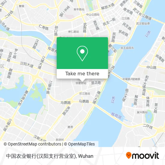 中国农业银行(汉阳支行营业室) map