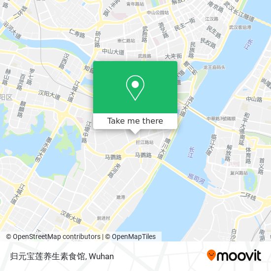 归元宝莲养生素食馆 map