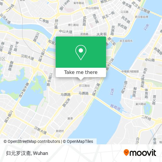 归元罗汉斋 map