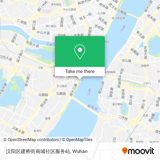 汉阳区建桥街南城社区服务站 map