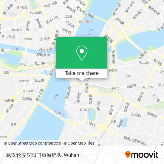 武汉轮渡汉阳门旅游码头 map
