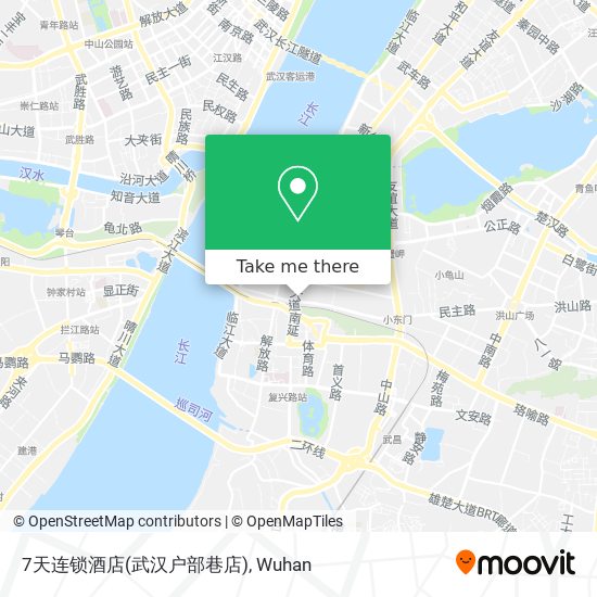 7天连锁酒店(武汉户部巷店) map