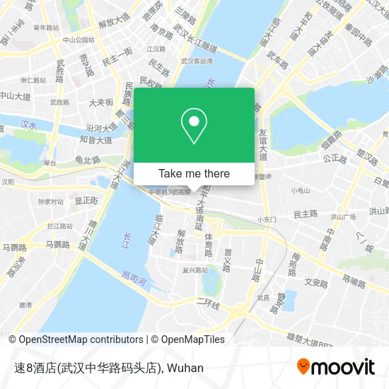 速8酒店(武汉中华路码头店) map