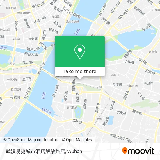武汉易捷城市酒店解放路店 map