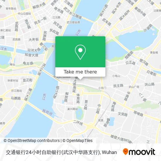 交通银行24小时自助银行(武汉中华路支行) map