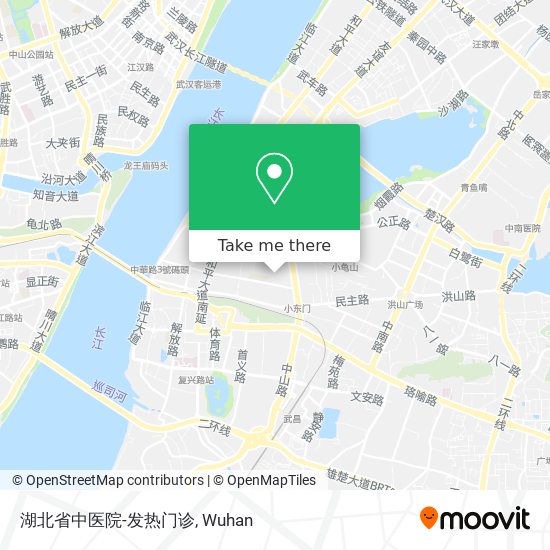湖北省中医院-发热门诊 map