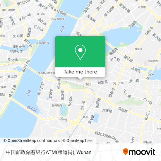 中国邮政储蓄银行ATM(粮道街) map