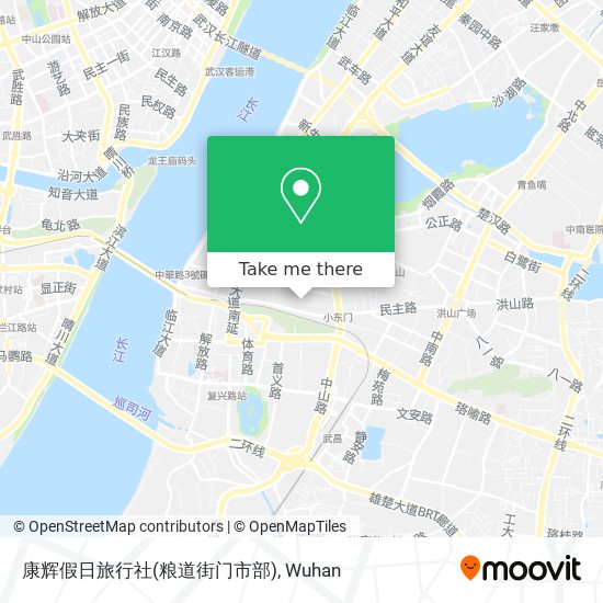康辉假日旅行社(粮道街门市部) map