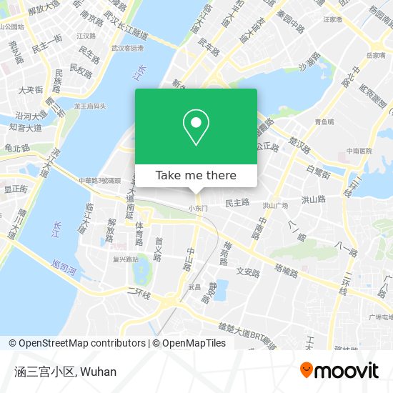 涵三宫小区 map