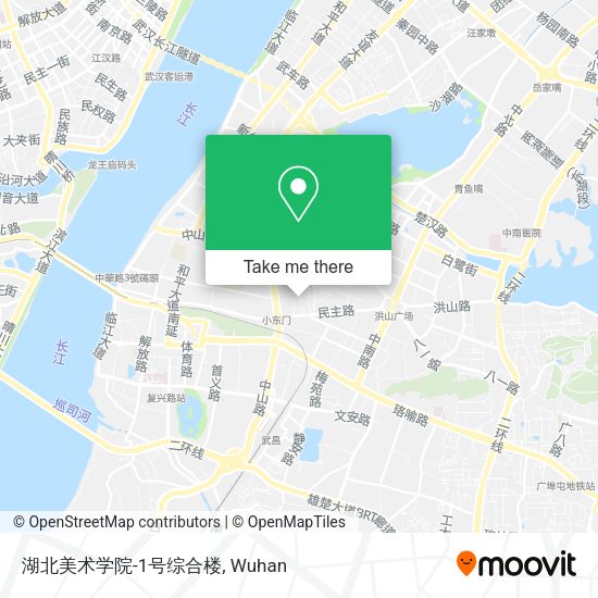 湖北美术学院-1号综合楼 map