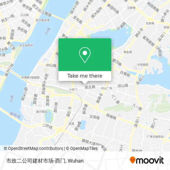 市政二公司建材市场-西门 map