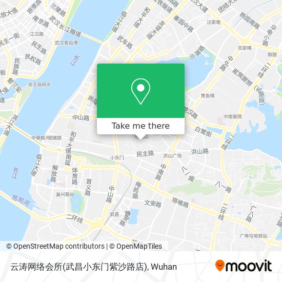 云涛网络会所(武昌小东门紫沙路店) map