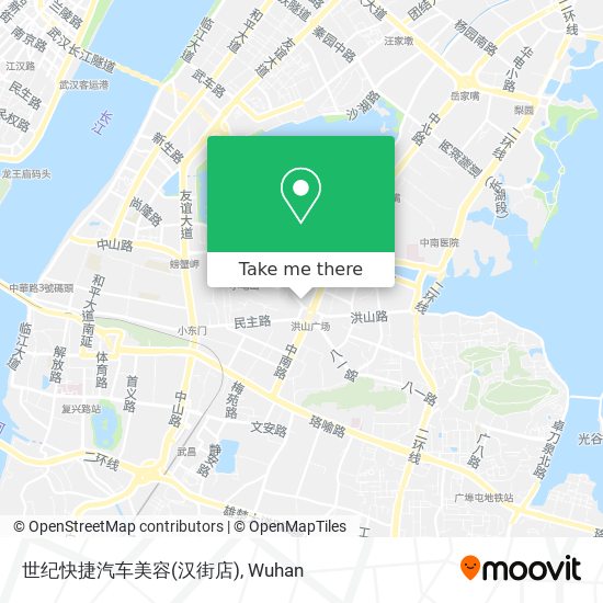 世纪快捷汽车美容(汉街店) map