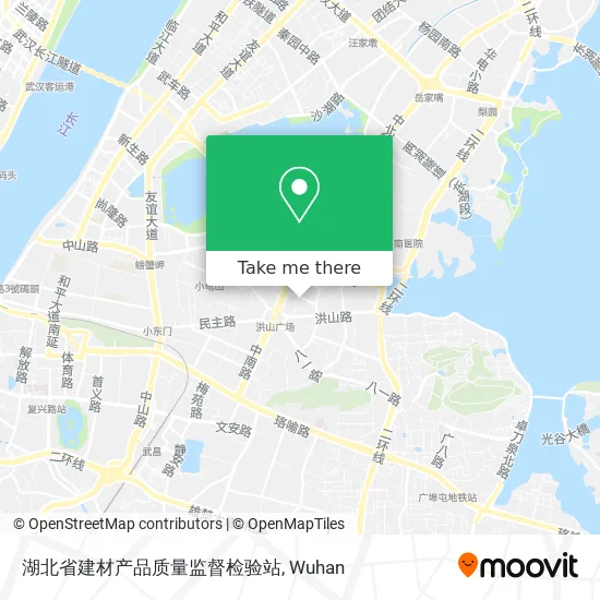 湖北省建材产品质量监督检验站 map